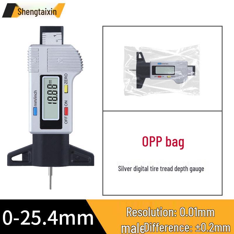 Shengtai Xin Digital Caliper 0-25mm Tread Depth Gauge