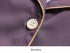 2024 Couple's Long Sleeve Pajama Set - Men's and Women's Imitation Silk for Spring and Autumn.