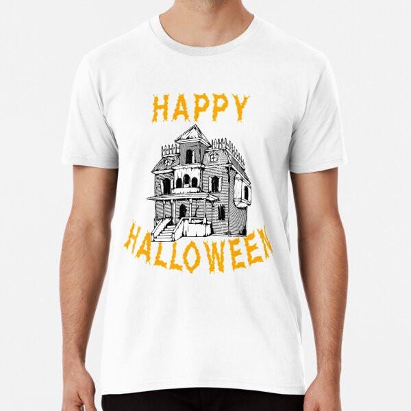 

Haunted House Halloween Holiday T shirt T-Shirt S-5XL Best T-Shirt M