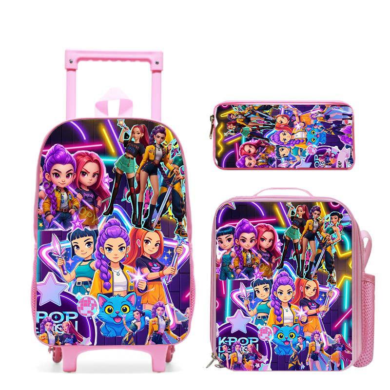 Kpop Witch Hunter Girl Group Schoolbag High Definition Printing Casual Crossing Border Lightweight Tie Rod Backpack One Piece Hair