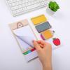 Teacher Appreciation Gifts-Teaching is A Work of Heart Sticky Notes Set Fun Self-Stick Note Pads Writing Notes School Office Supplies Suitable for