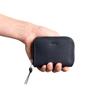 Bellroy Folio Piccolo Zippered Leather Mini Wallet for Men and Women with Card Slots, Coin Purse, and Key Storage - Navy