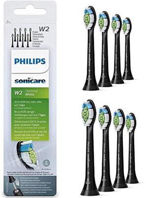 Sonicare White Plus Diamond Replacement Brush Standard Set of 8 Black (formerly Clean) HX6068/05 [Item]