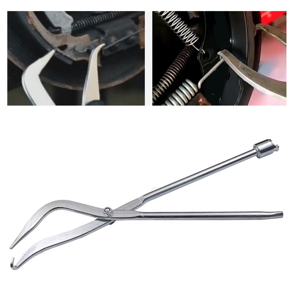 Car Drum Brake Return Spring Plier With Sleeve Remover Installer Workshop Automotive Brake Repair Tool серебряный