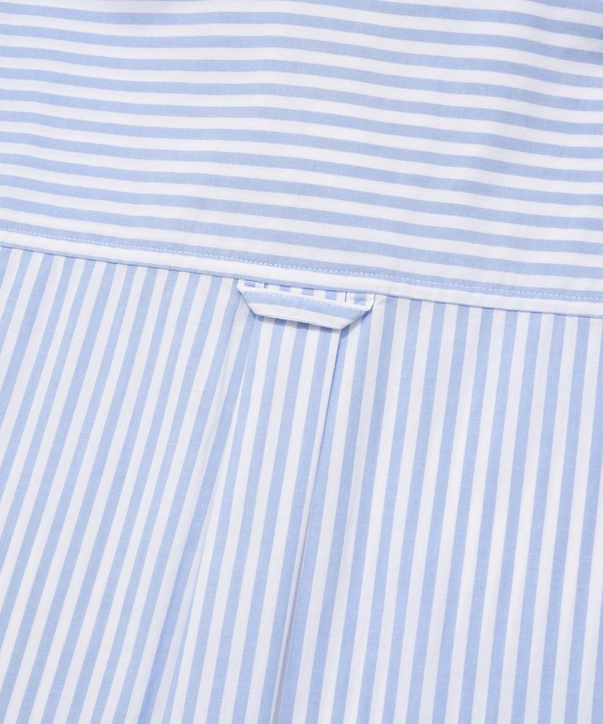 Covernat Whale Logo Stripe Half Shirt Light Blue