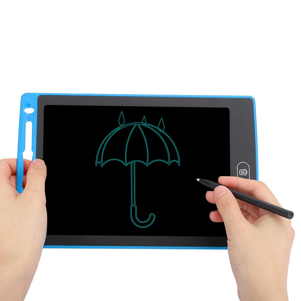8.5in LCD Writing Pad Children Smart Graffiti Drawing Board Monochrome Handwriting(bleu Fonce )
