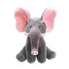 Peekaboo Elephant Plush Toy Moving Ears Hide-and-Seek Game Stuffed Animal Comfort Doll Interactive Musical Plushie Toddlers Boys Girls Gift