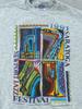 Vintage 1991 Newport Jazz Festival T Shirt FITS L Gray Rhode Island Saratoga 90s