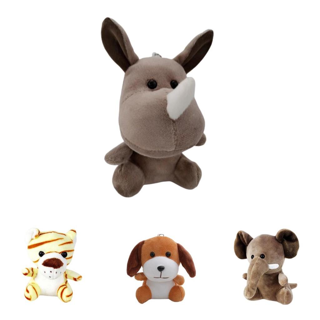 Großhandel mit Greifautomaten-Plüschtieren aus Waldtier-Materialien (10 cm), Tiger und Löwe (Plüschtiere), Schlüsselanhänger, Dekorationen und Accessoires aus Plüsch, PP-Baumwolle, individuell gestaltbar)