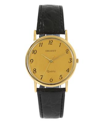 Olienteu Korean-Made Men'S Leather Band Wristwatch Ss658_Go_Ar