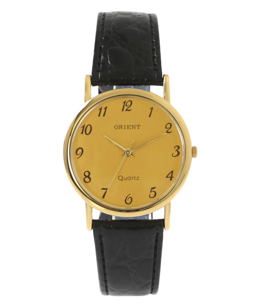 Olienteu Korean-Made Men'S Leather Band Wristwatch Ss658_Go_Ar