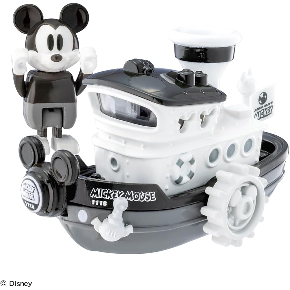 Takara Tomy Tomica Dream Tomica No.181 Disney Motors Dream Sailor Mickey Mouse Toy Car for Ages 3 and Up