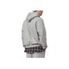 Reebok Logo Print Hoodie With Drawstring and Long Sleeves Unisex Hoodie Mélange-Gray 23FRC351UGG4