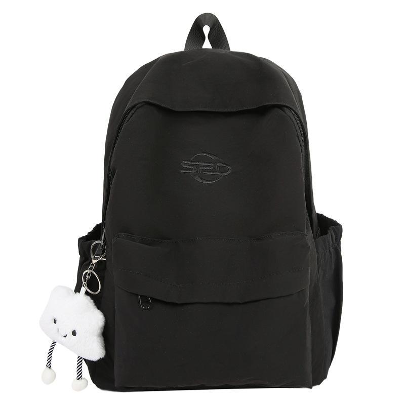 Plecak dla miękkich i uroczych dziewcząt, przenośny tornister na wiosenne wycieczki, torba na komputer o dużej pojemności