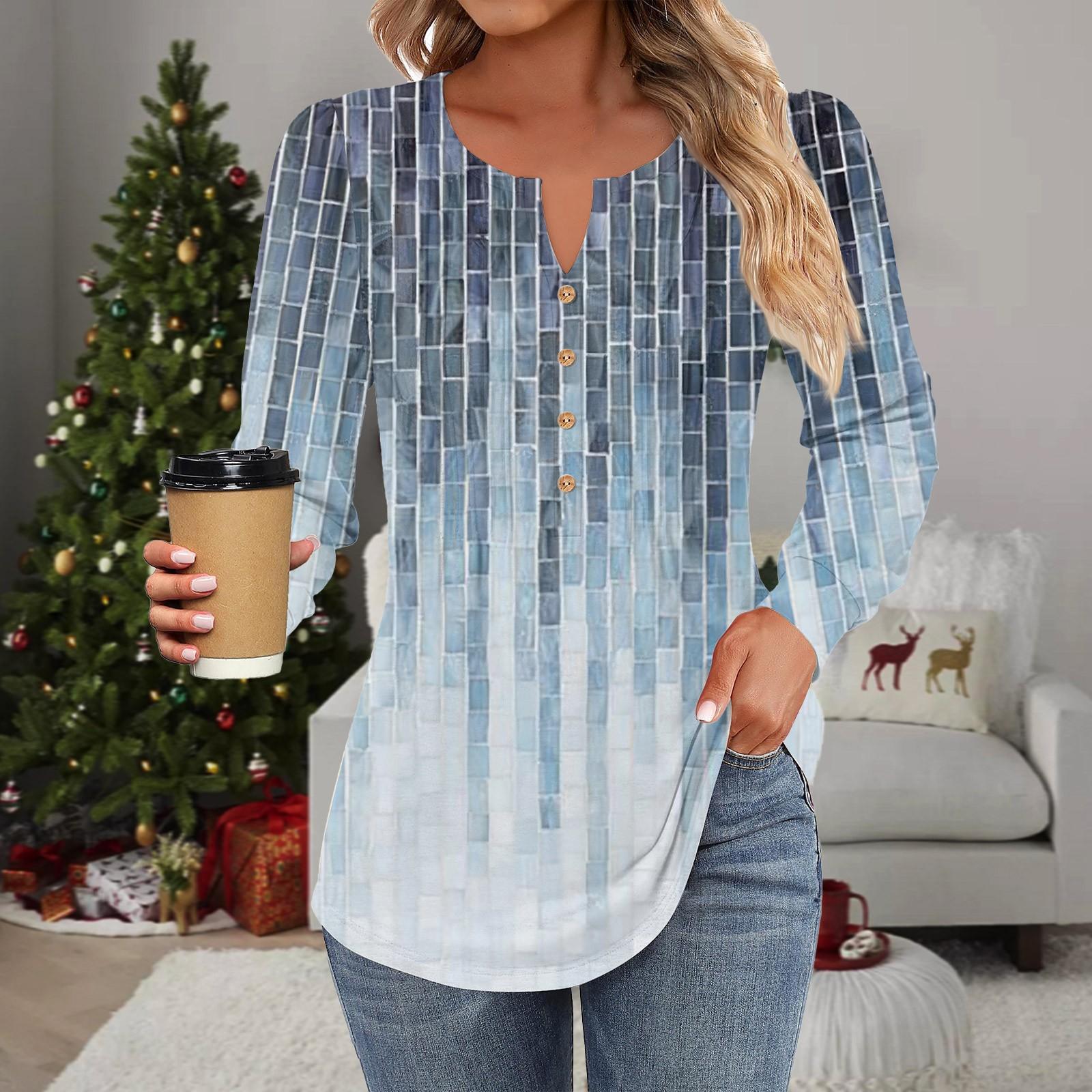 

Женская модная повседневная плиссированная футболка с круглым вырезом и декоративными пуговицами, с длинным рукавом M