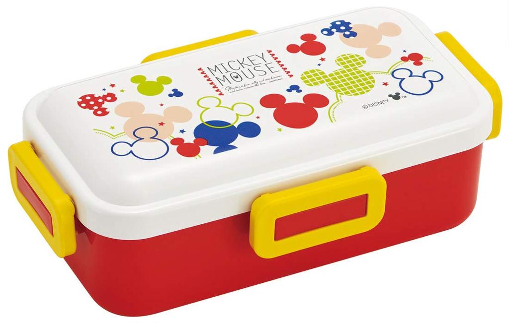 Skater Softly Served Lunch Mickey Colorful Made In PFLB6 Box, Mouse, Pop, Disney, Japan, 530ml,