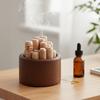 New Wooden Essential Oil Diffuser Fireless Slowly Volatile Aromatherapy Inhaler Long-lasting Floral Car Ornaments