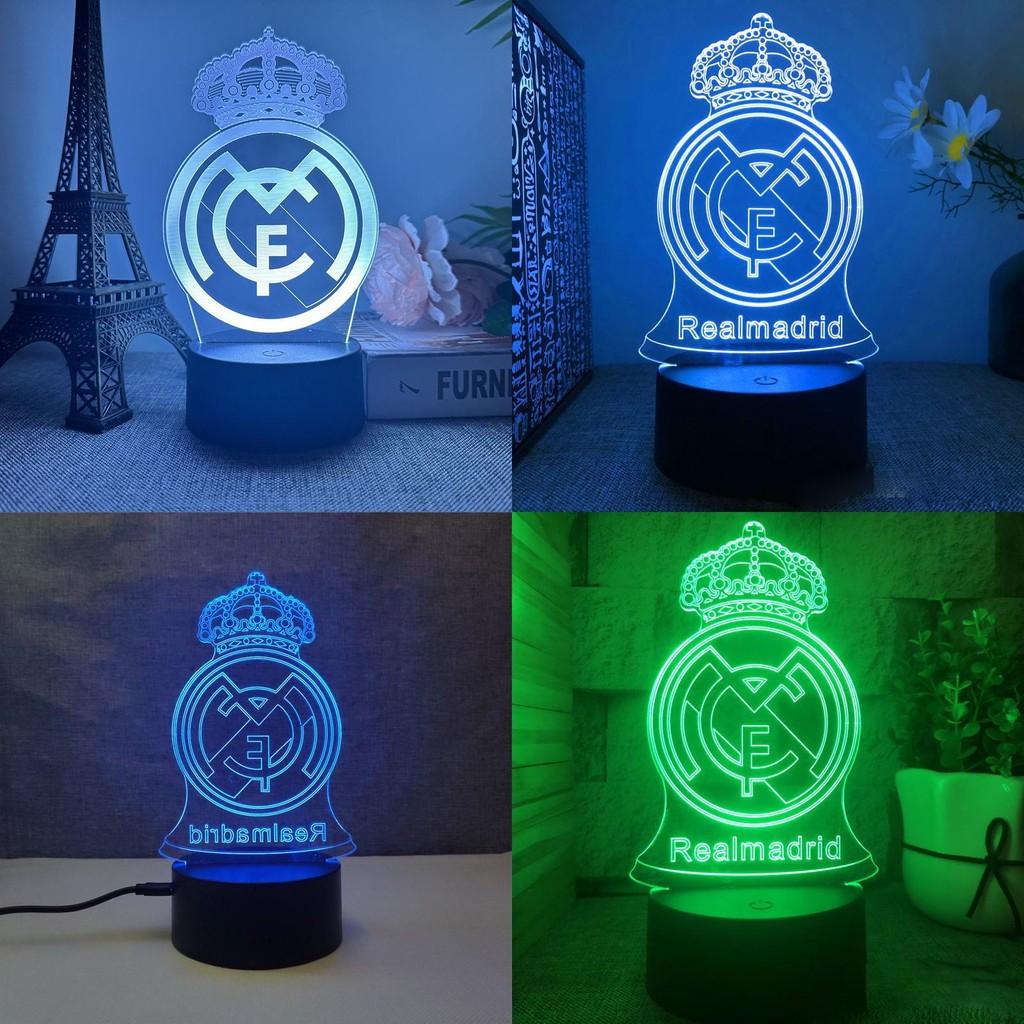 Wekity Led 3d Night Light Illusion Lamp 16 Colour Change Decor Lamp Gifts Kids