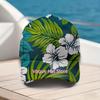 Tropical Flower Printed Baseball Cap, Hawaiian Style Cap, Adjustable For Men And Women, Suitable For Beach Vacations And Sunscre