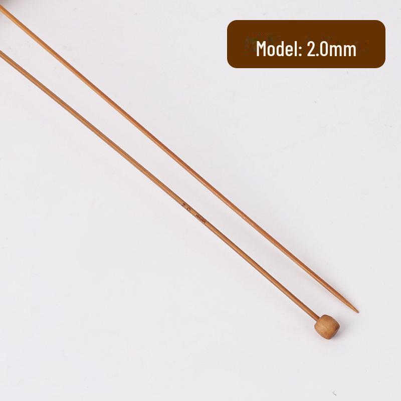 Carbonized Bamboo Single Head Sweater Needle Set for Hand Knitting