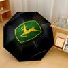 John deere Imprimir 8?Guarda-chuva Automático com Varetas Resistente ao Vento Leve Dobrável Para Viagens ao Ar Livre