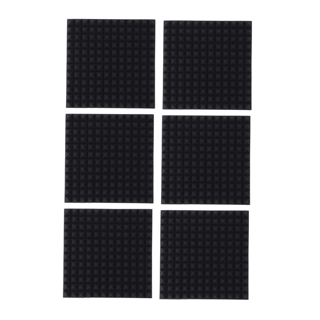 10PCS Acoustic Dampening Panels High Density Sound Insulation Pads for Recording Studio