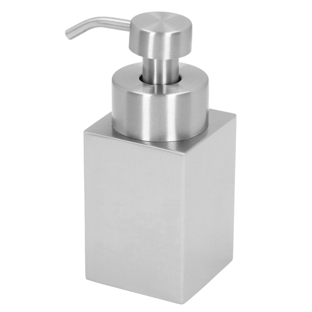 Foaming Soap Dispenser Stainless Steel Shower Gel Shampoo Dispenser with PP Pump Head for Bathroom Kitchen Laundry Room