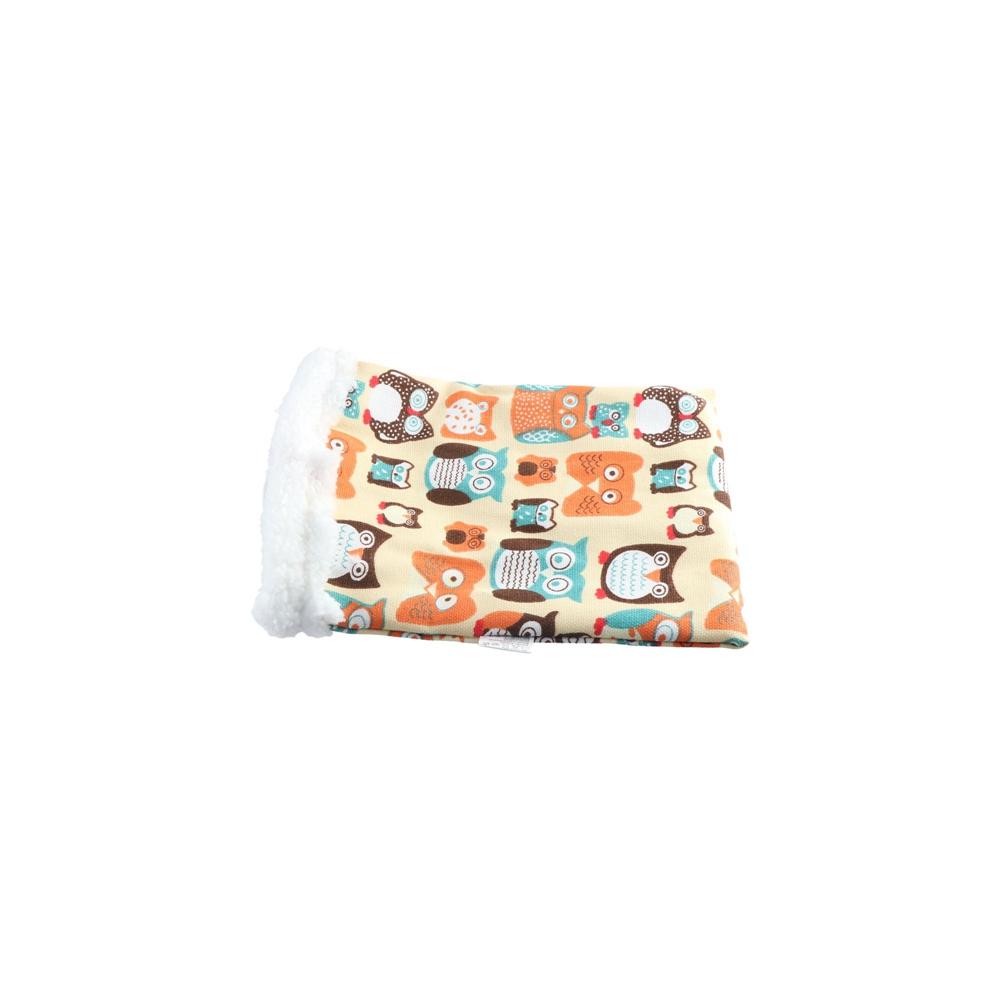 Cute Pocket Hamster Cotton Nest Chicken/Owl Pocket Shape Pocket Pet Carriers Bag Fleece/Canvas Warm Warm Hamster Bed