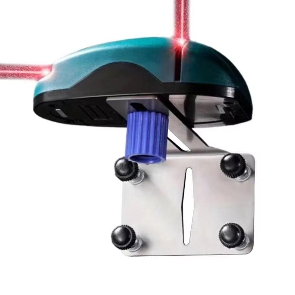 Heavy-Duty Universal Wall Mount Stainless Steel Multifunctional Laser Level Bracket Portable Design Supports Heavy Loads