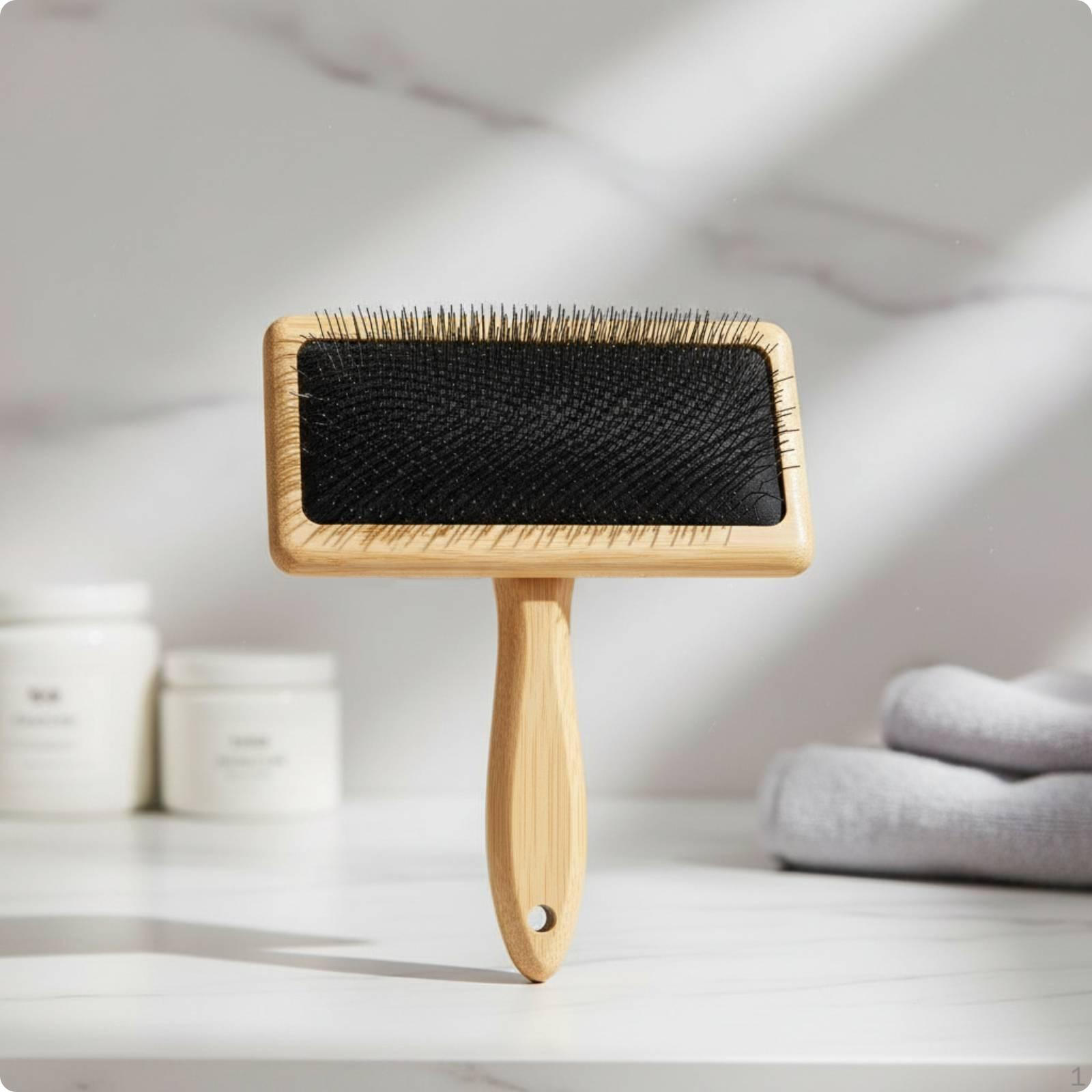 Beech Pet Brush Wood Wooden Pin Detangling