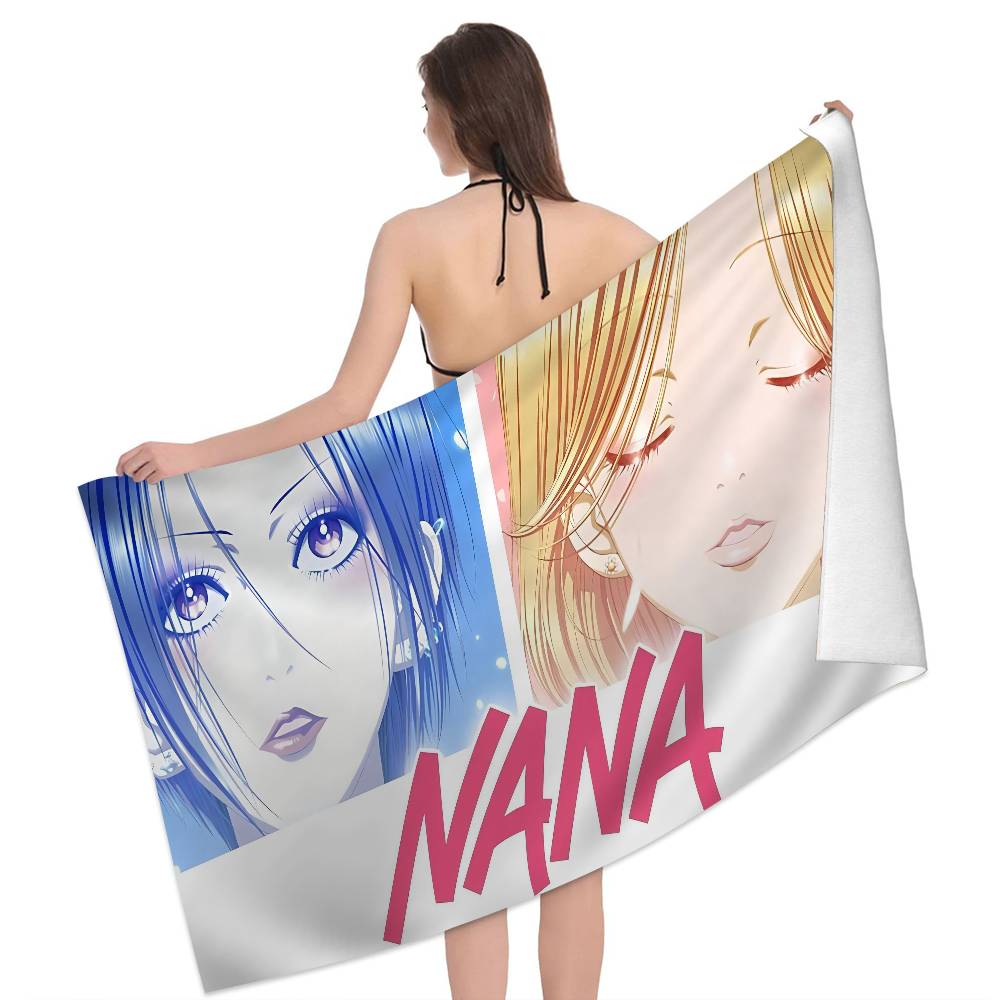 Nana Osaki Anime Microfiber Printed Beach Towel Mountain Climbing Yoga Beach Swimming Running Absorbent Soft Towel