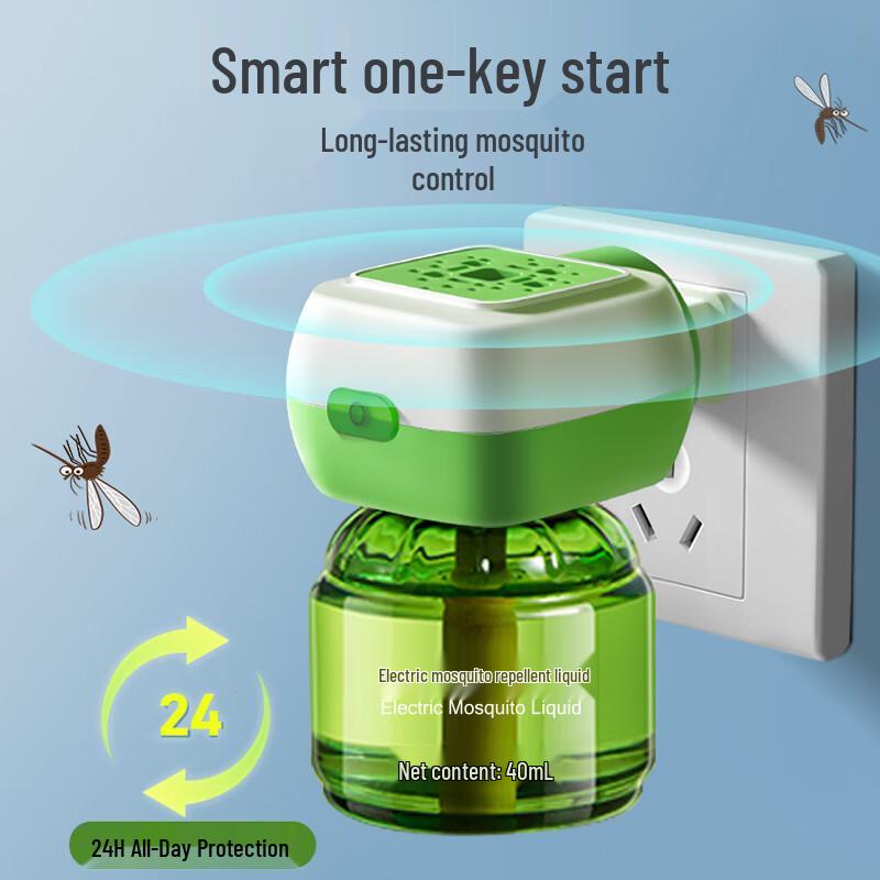Electric Mosquito Repellent Heater & Liquid Refill Kit