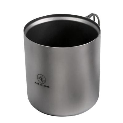OUTDOOR Titanium Double Wall Mug 420ml Double Wall A.S.F.