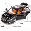 Model Car 1/24 Scale ES300 Alloy Diecast Collectible Toy Car with Light and Sound Toy Vehicle Door Can Be Opened