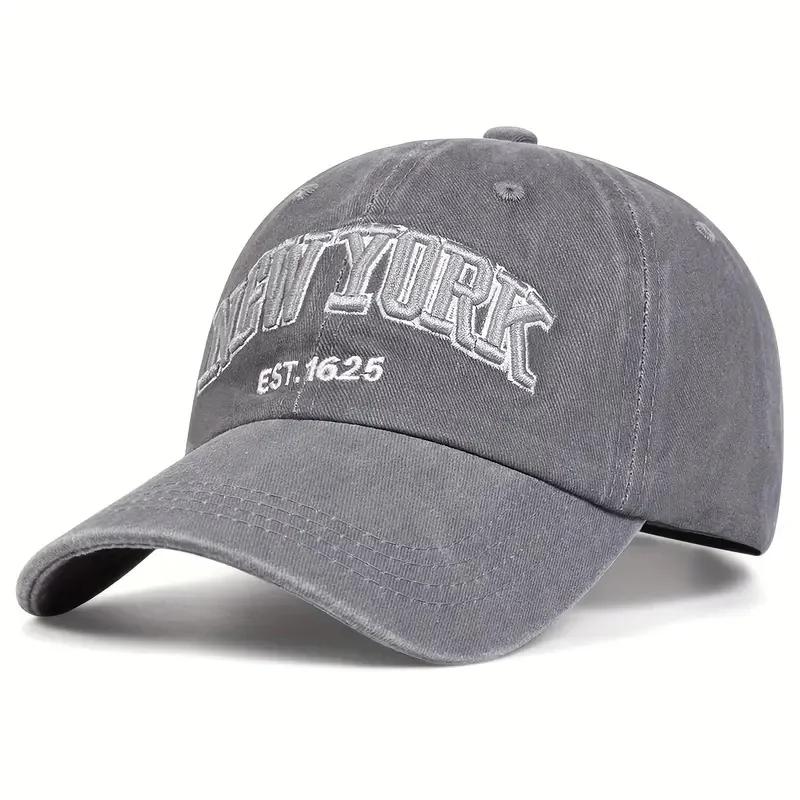 Unisex New York Embroidery Baseball Caps Spring And Autumn Outdoor Adjustable Casual Hats Sunscreen Hat Sports Golf Cap