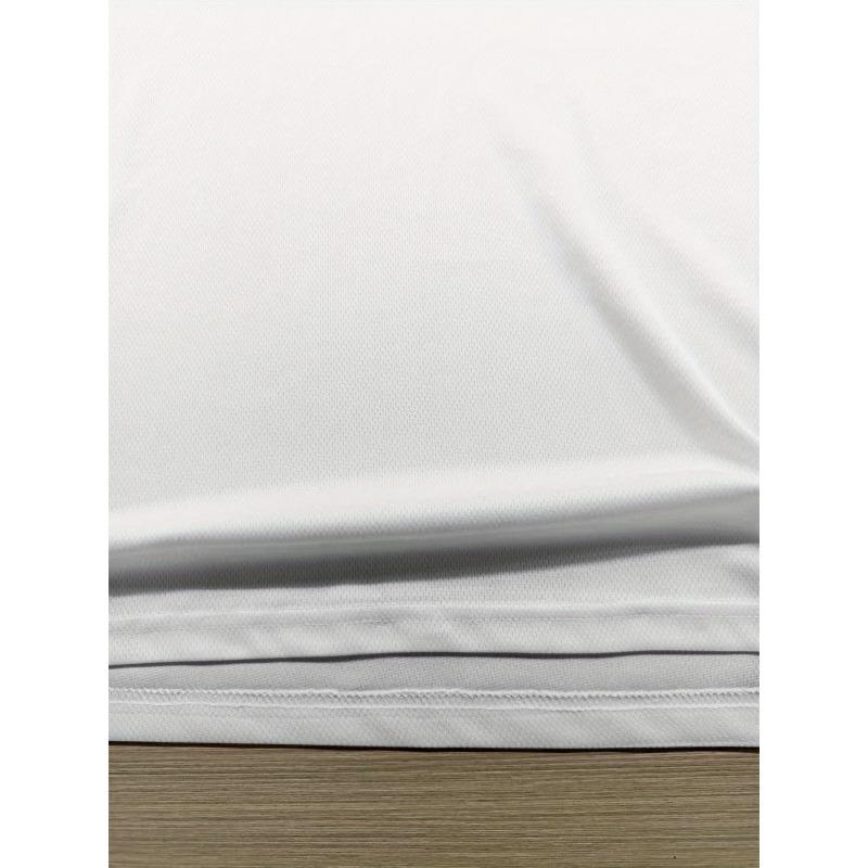 European sizes Men'S Summer Casual T-Shirt with Bold Black Star & Crescent Moon Print - Short Sleeve, Round Neck, Lightweight Polyester Blend