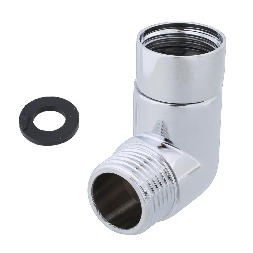 Shower Head Elbow Adapter Replacement 90 Degrees Shower Arm Elbow Adapter for Hand Showers and Wall-mounted Showers