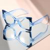 New Butterfly-shaped Flat Light Glasses, Fashionable Party, Personalized and Exaggerated Anti-blue Light Glasses