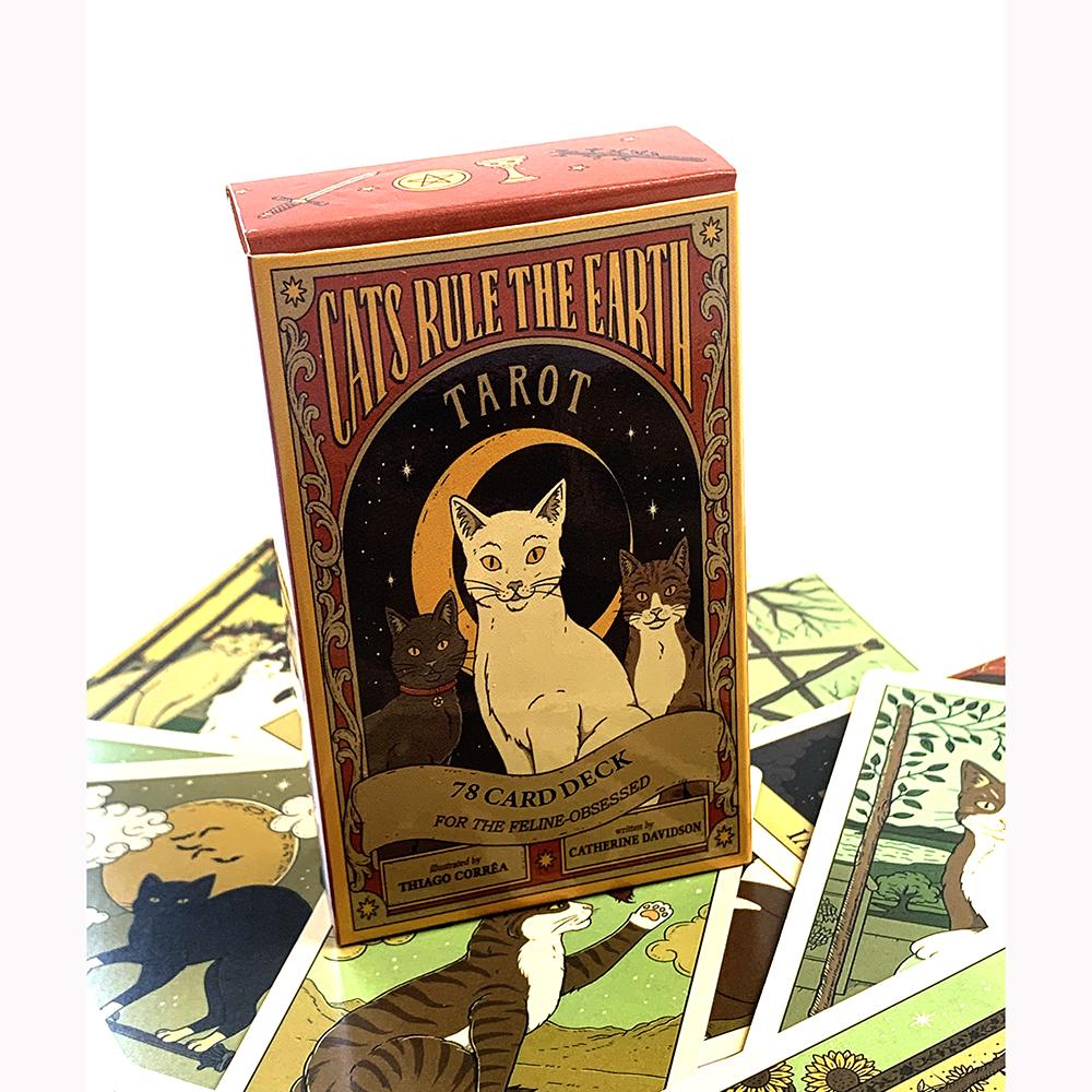 Cats Rule The Earth Tarot Cards A 78 Card Deck Unique Cards For Cat Lovers and Tarot Enthusiasts Cute Cards Game