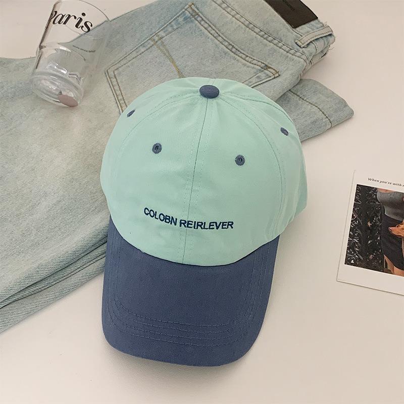 

Spring and summer new soft top embroidered letter cap children travel versatile couple baseball cap men adjustable