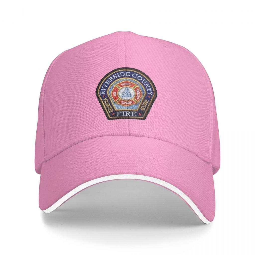 Riverside County California Fire Department Reserve Volunteer Baseball Caps Snapback Fashion Baseball Hats Breathable Unisex