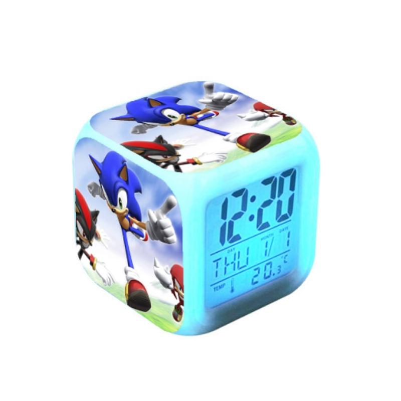 

7 Figures Game Color Changing Night Light Alarm Clock Run