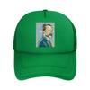 Samurai Portrait Art Graphic Mesh Baseball Cap Casual Hat Outdoor  For Womens Unisex FeUnisex
