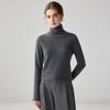 Women's Cashmere High-Neck Loose Pullover Knit Sweater