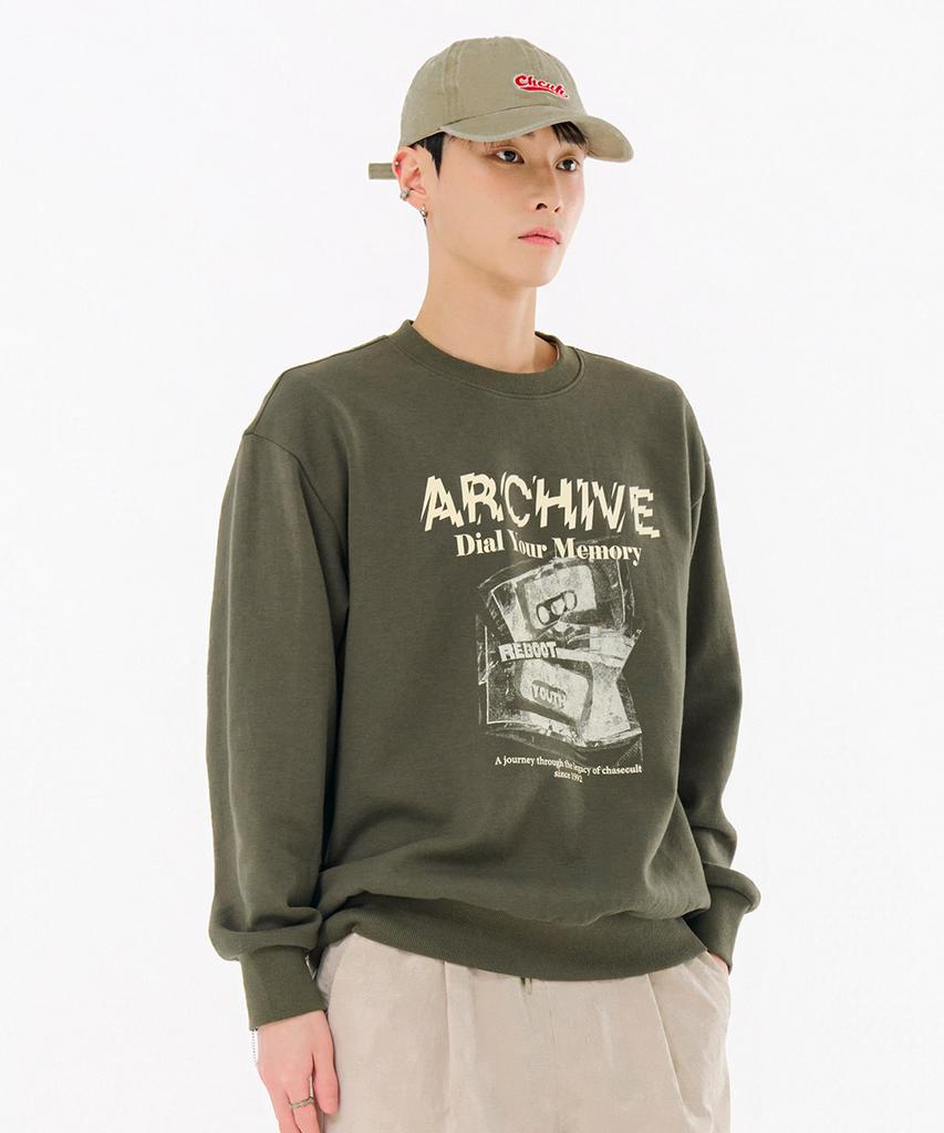 CHASECULT Men'S Retro Graphic Sweatshirt-Fark5118B0V