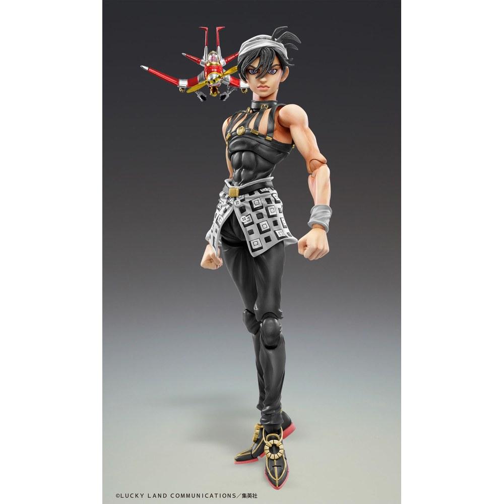 Medicos Entertainment Super Action Statue JoJo's Bizarre Adventure Part 5 Narancia Ghirga Movable Figure 145mm PVC ABS Nylon Painted