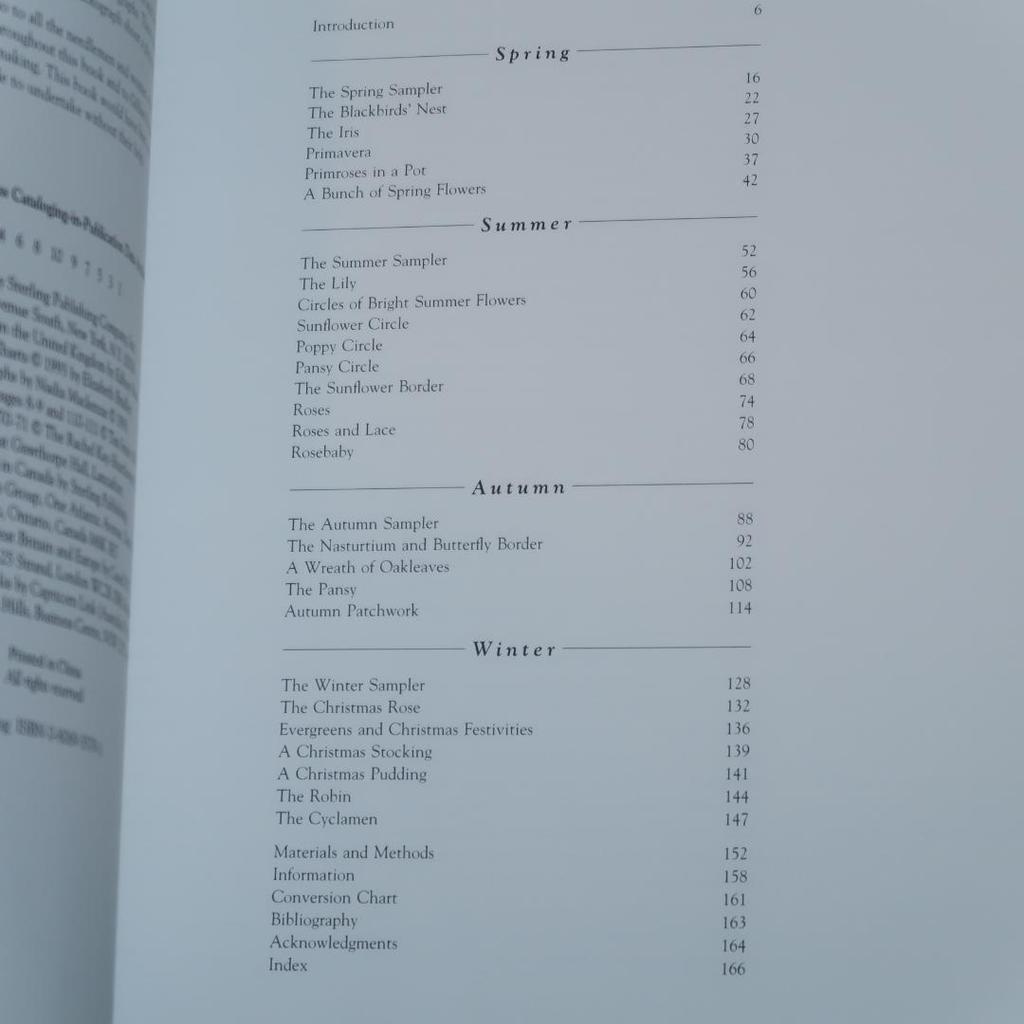 [USED] Sale! "Needlework Antique Flowers" embroidery pattern collection