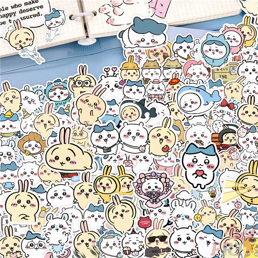 100Pcs/Set Chiikawa Stickers DIY Fashion Decals Stickers