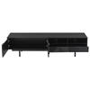 TV Schrank, 2 Fächern 2 Schublade Offenes Fach, Modern Lowboard 90 Zoll TV, böhmischer TV Board Sideboard Wohnzimmer & Esszimmer, Schwarz