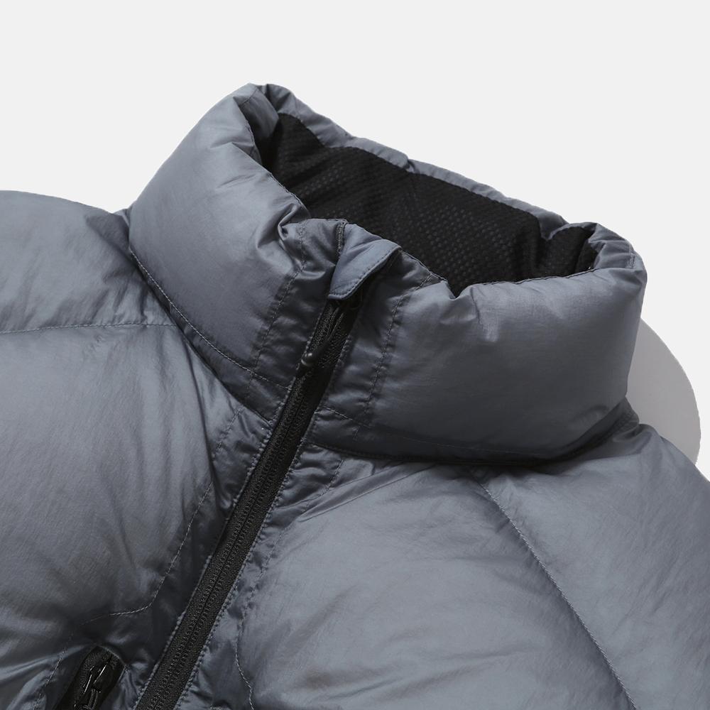 Moif [Aw25] Shadow Puffer Down Parka / Sheer Dusty Blue
